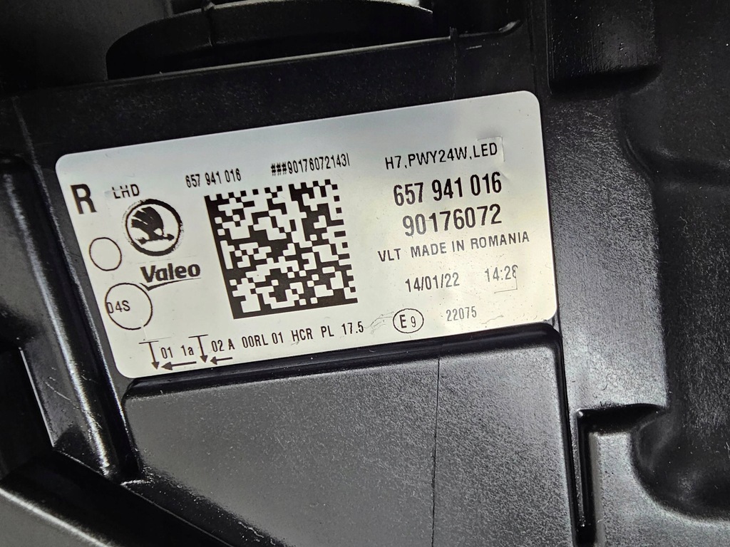 фото №9, Skoda scala лампа перед правая full led crystal lighting 657941016