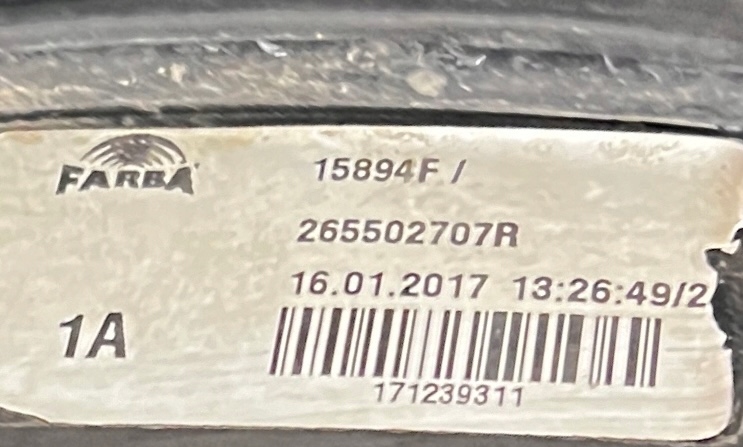 фото №15, Лампа задняя задняя правая smart forfour ii 453 14-19r вкладыш лампы