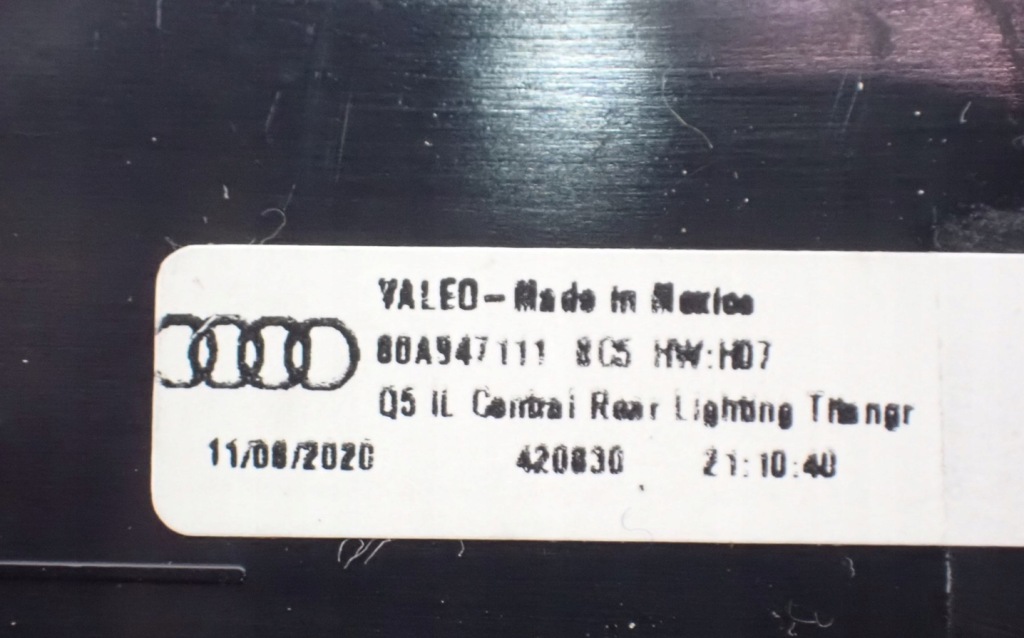 фото №7, Лампа стельовий led 80a947111 audi q5 80a