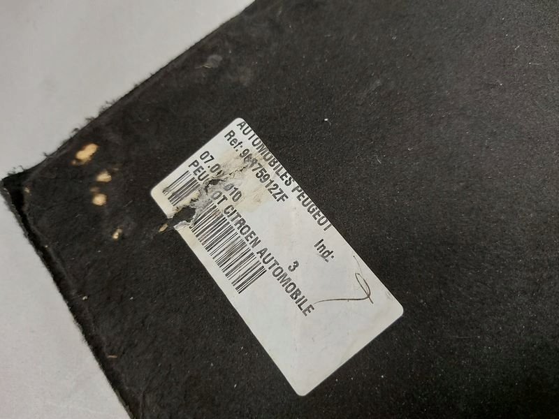 фото №7, Peugeot 5008 i обшивка багажника коврик пол