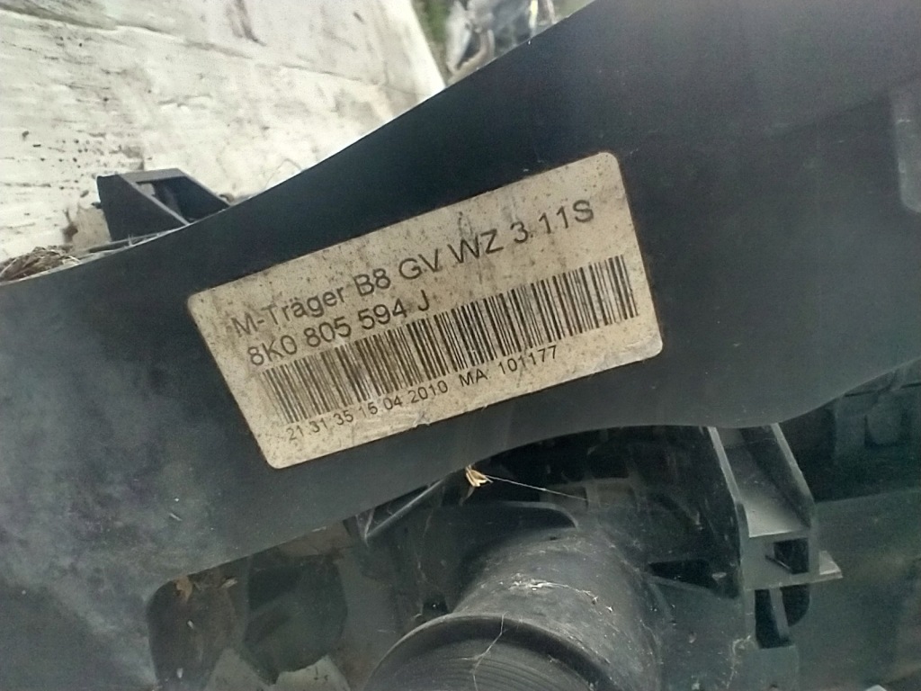 Audi a4 b8 tdi радиатор комплект вентилятор ремень передний 8k0805594j с Разборки