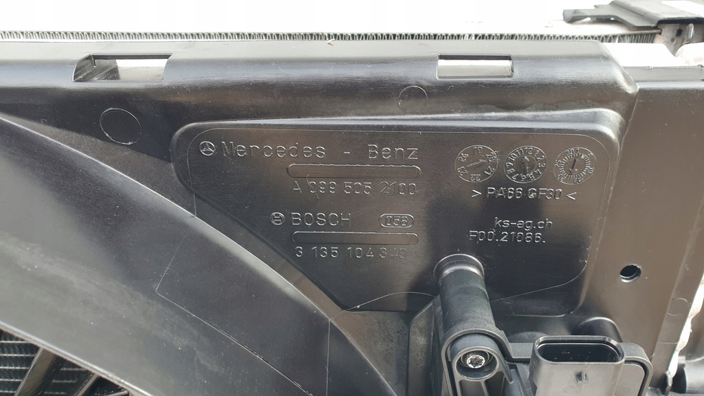 фото №3, Mercedes w253 glc 19- комплект радіатор оригінал