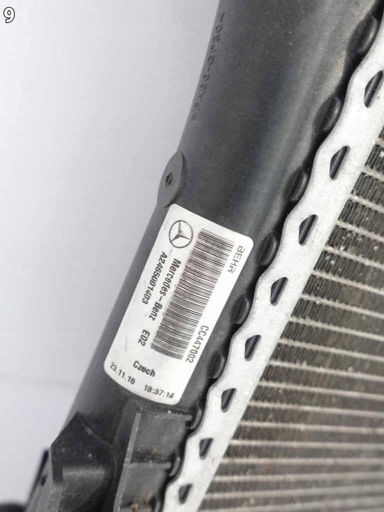 фото №10, Mercedes b-klasa w246 a-klasa w176 cla c117 x117 gla x156 радиатор wody