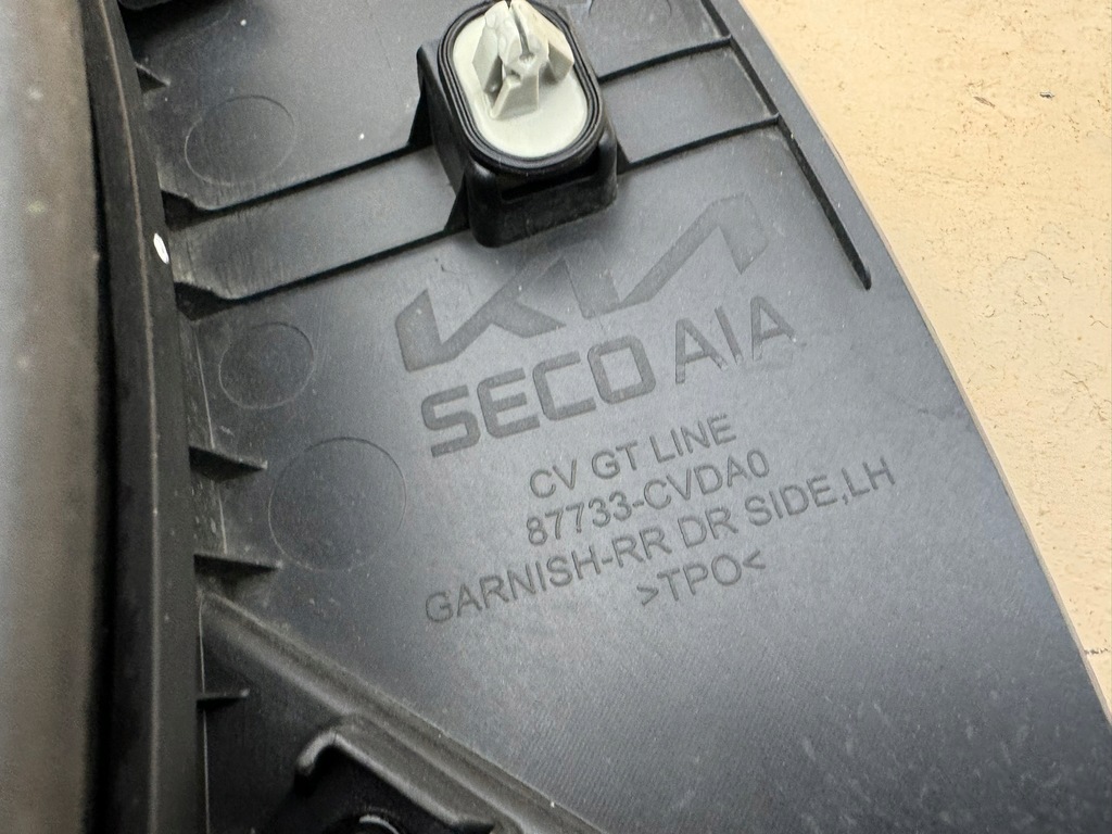 фото №13, Kia ev6 gt line 21r- молдинг двері лівий задня ліва задня 87733cvda0