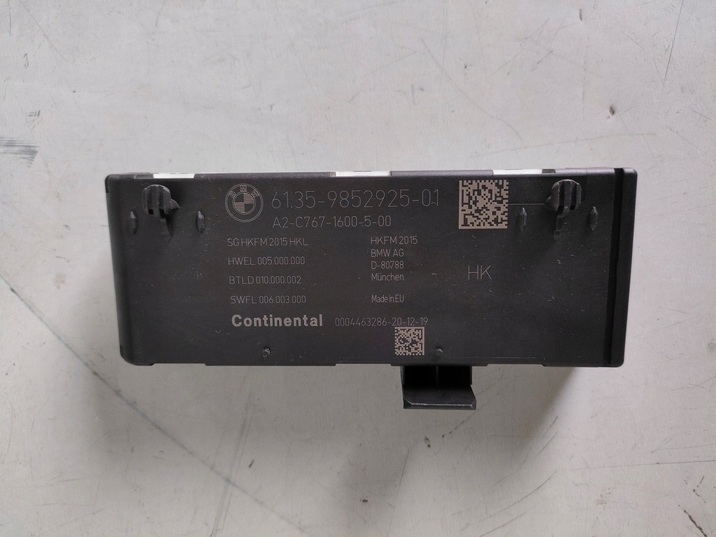 фото №1, Bmw x3 g01 модуль блок управления крышки 9852925