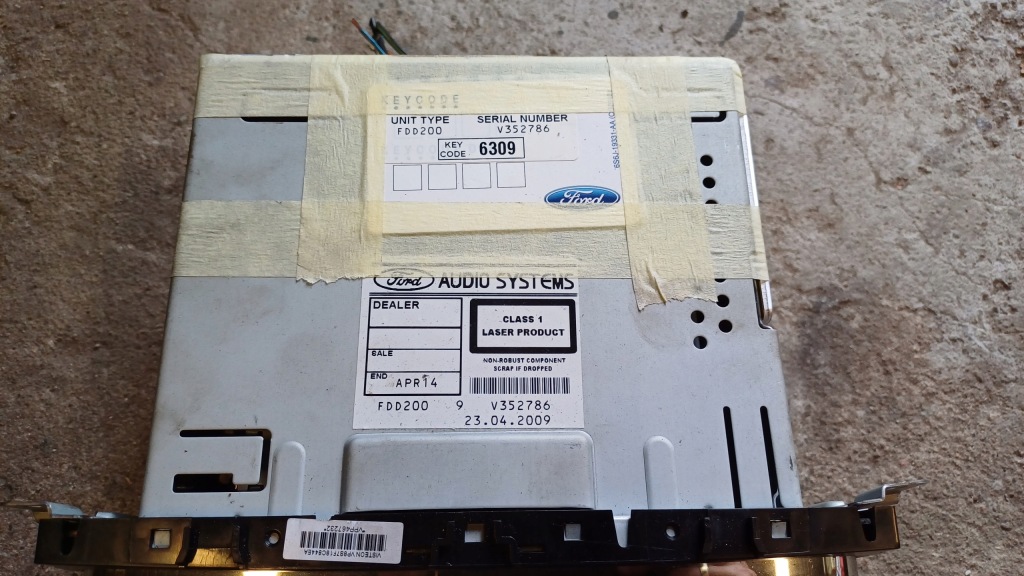 фото №2, Ford focus mk2 радіо з код 8m5t-18c815-ab