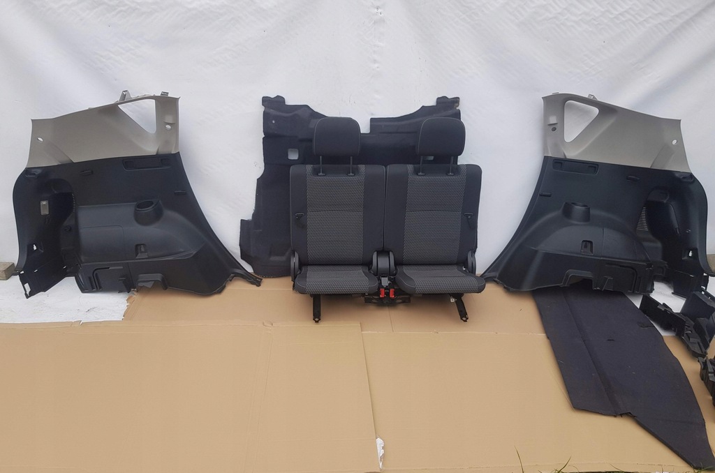 фото №10, Сидіння заднє сидіння toyota verso 2009-2017 7 осіб van перехідник ремені