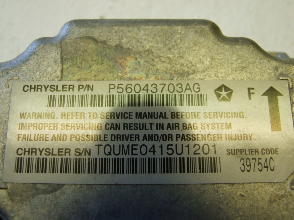 фото №4, Датчик модуль блок управления подушка безопасности dodge ram 1500 06r