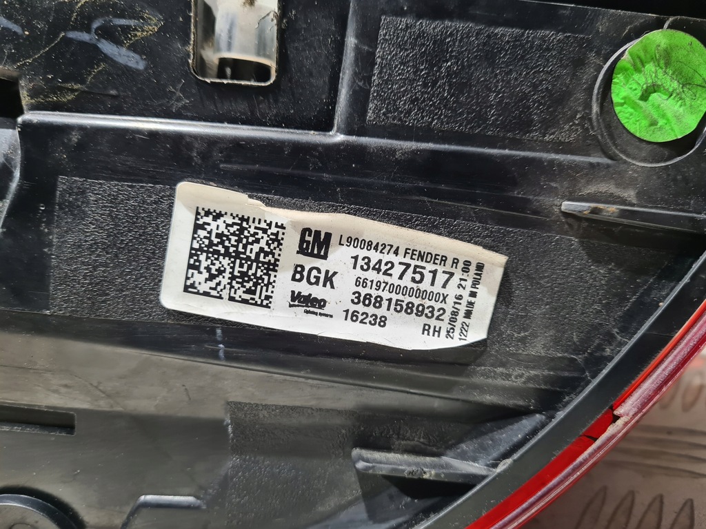 фото №6, Лампа права задня opel astra k kombi europa