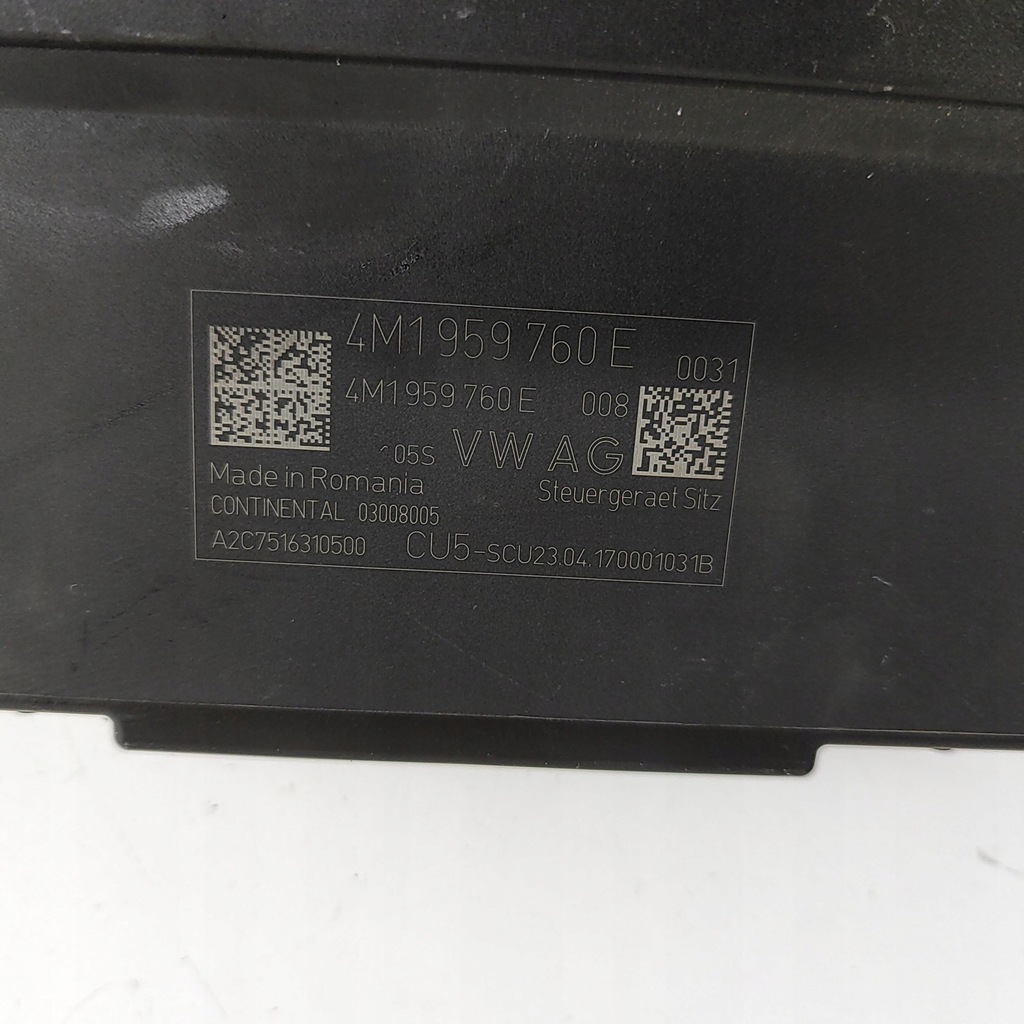 фото №6, Audi q7 4m 2017 перед сторона ліва модуль / блок керування сидіння