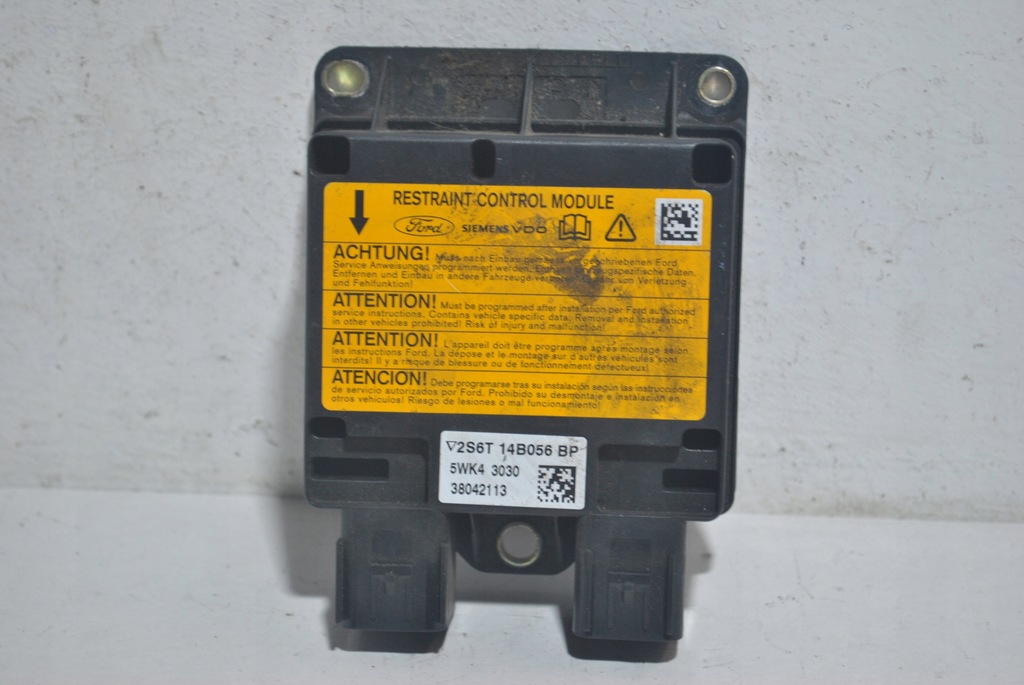 фото №1, Датчик модуль подушка безопасности ford fiesta mk6 2s6t14b056bp