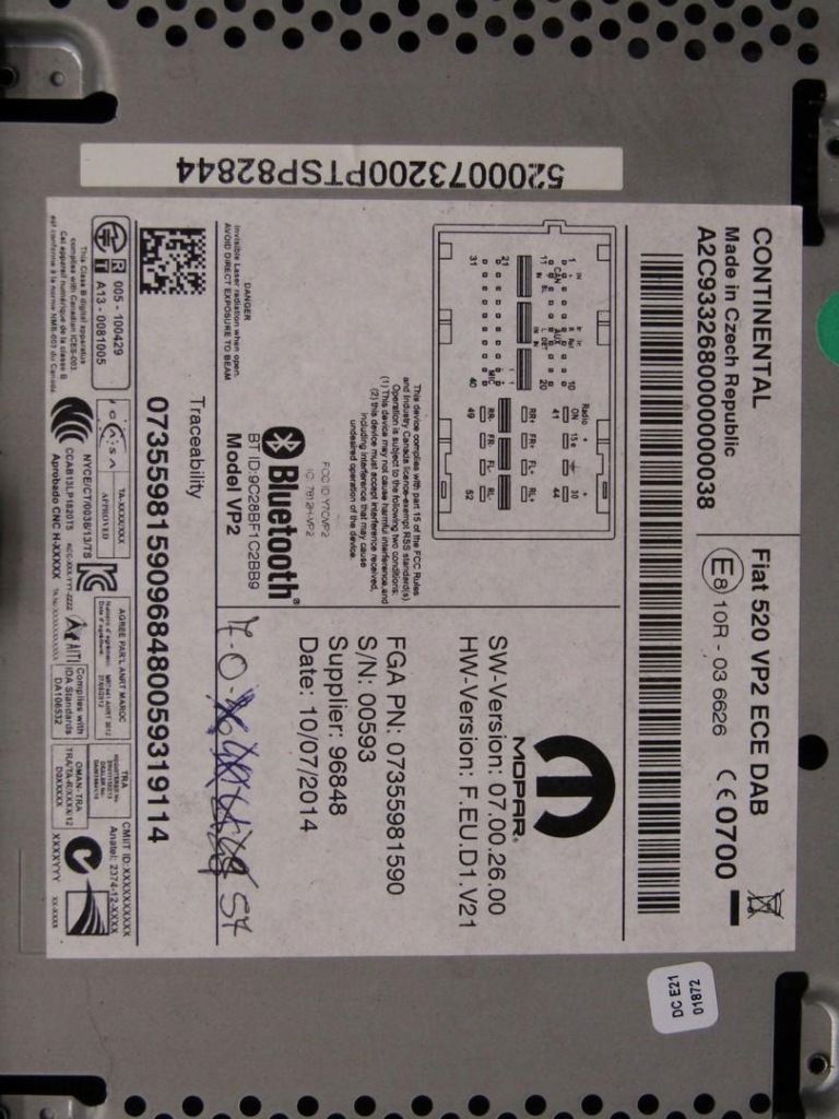 фото №5, Экран монитор дисплей радио navi jeep renegade 07355981590