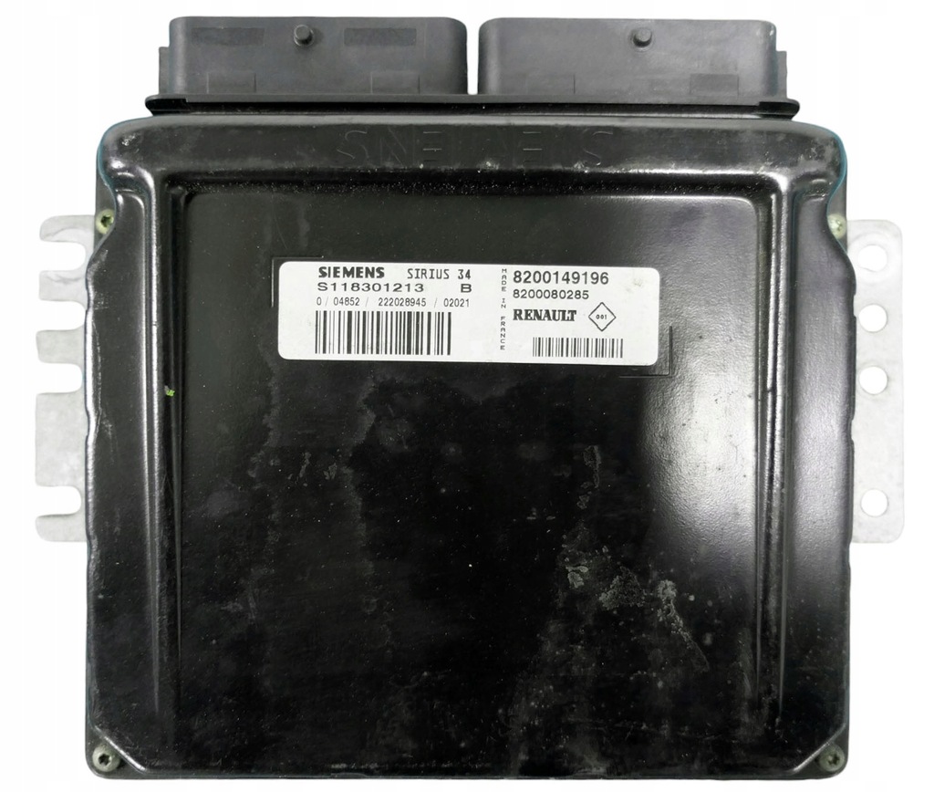 фото №1, Блок керування двигуна renault kangoo 1.6 s118301213b 8200149196 + програмування