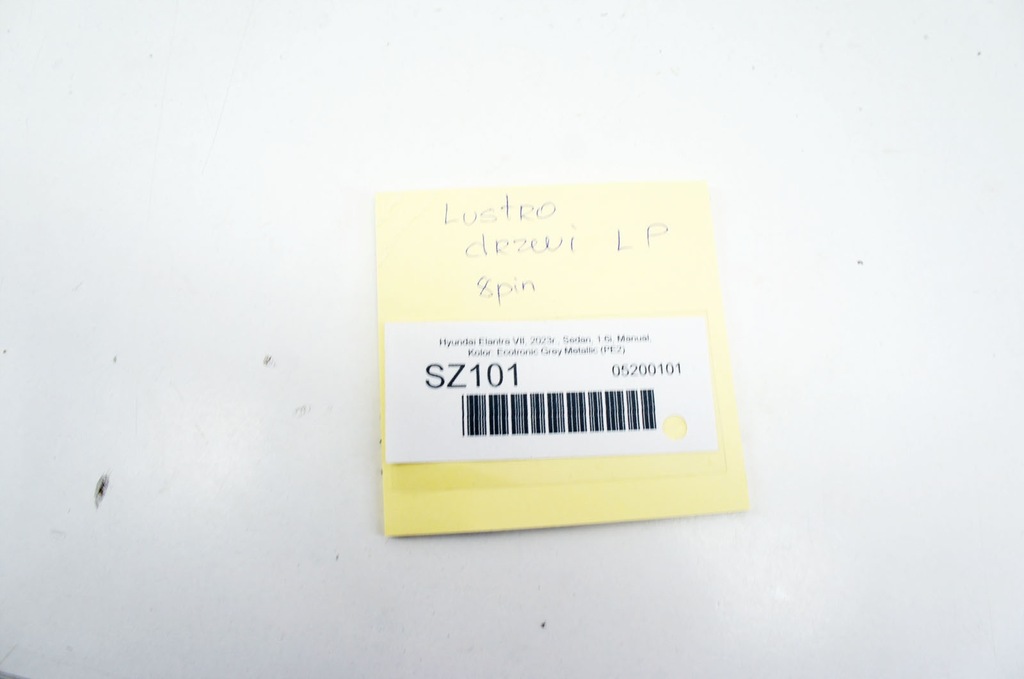 фото №7, Sz101 hyundai elantra vii дзеркало ліва 8 pin ecotronic grey металік pe2