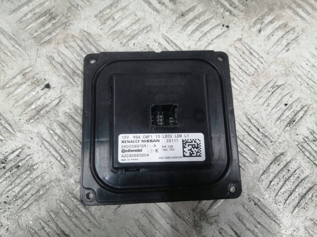 Cc megane iv блок розжига модуль led фонари передней 260559976r Цена
