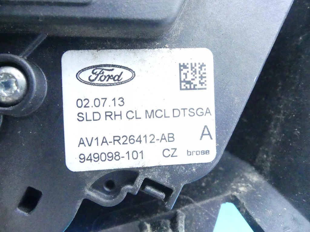 фото №5, Замок задняя правый 6 pin ford b-max 12-17