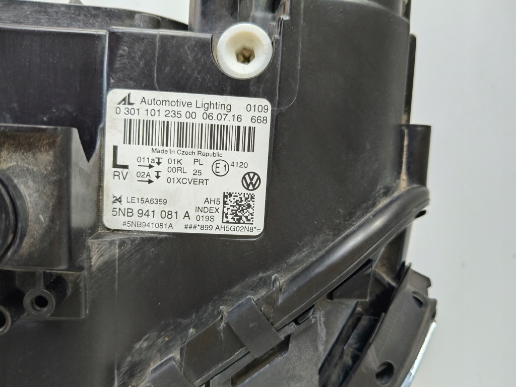 фото №11, Лампа левая фара vw tiguan 5n 5na 16- full led