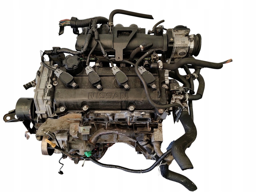 фото №12, Двигатель kompletny nissan primera p12 2.0 16v 140km 103kw qr20de 177 tyś film