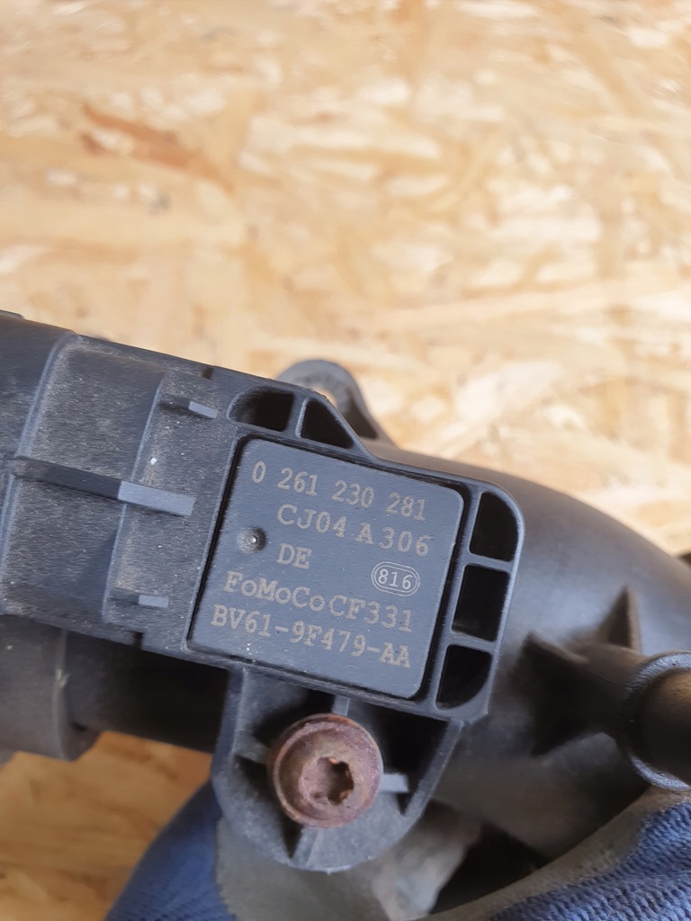 фото №6, Ford b-max fiesta mk7 труба интеркулер c1b1-6k863