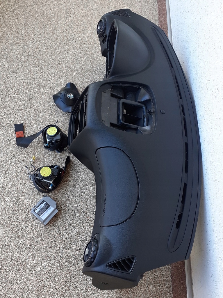 фото №6, Приборная панель приборная консоль 2x air bag ремни konplet alfa romeo 147 3d