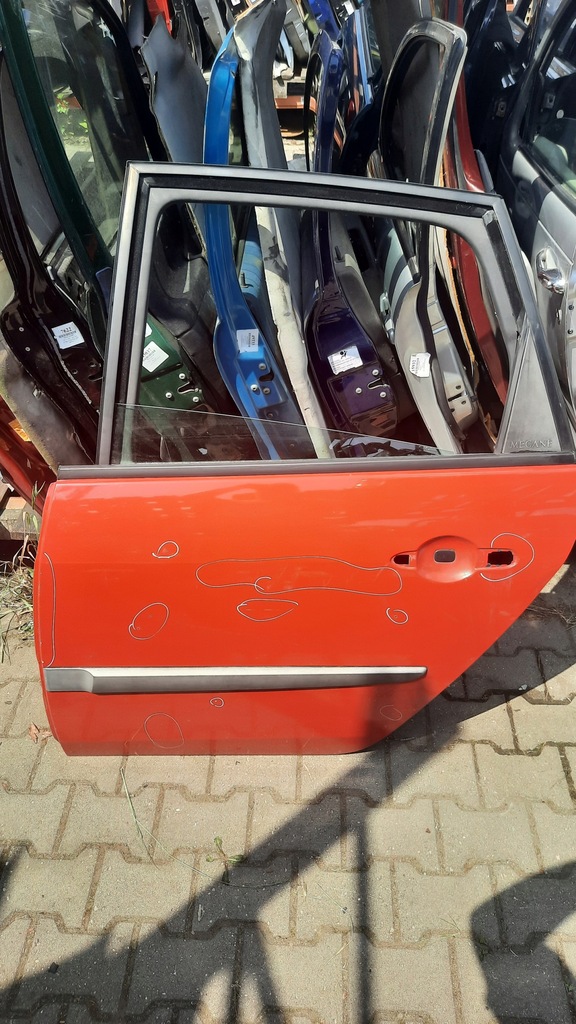 фото №1, Дверь задняя задние левая renault scenic ii 04r