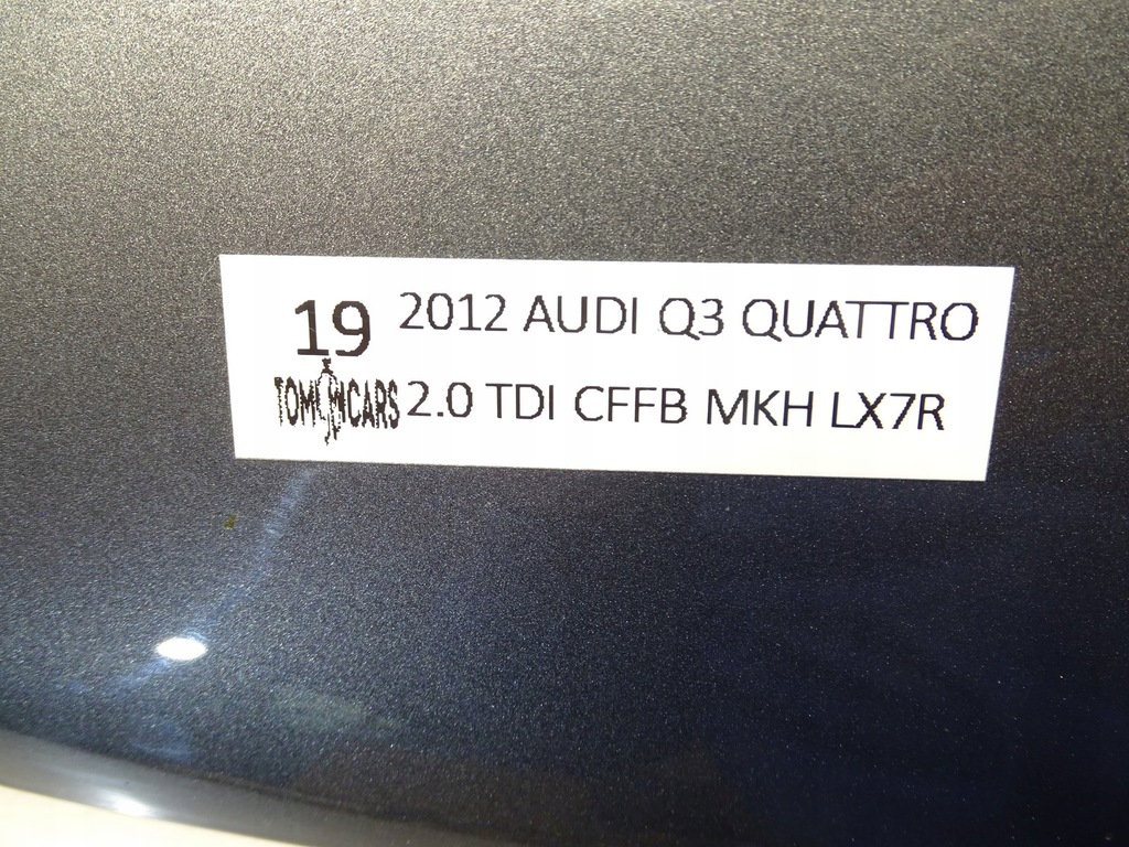 фото №10, Капот крышка двигателя audi q3 8u lx7r 12r