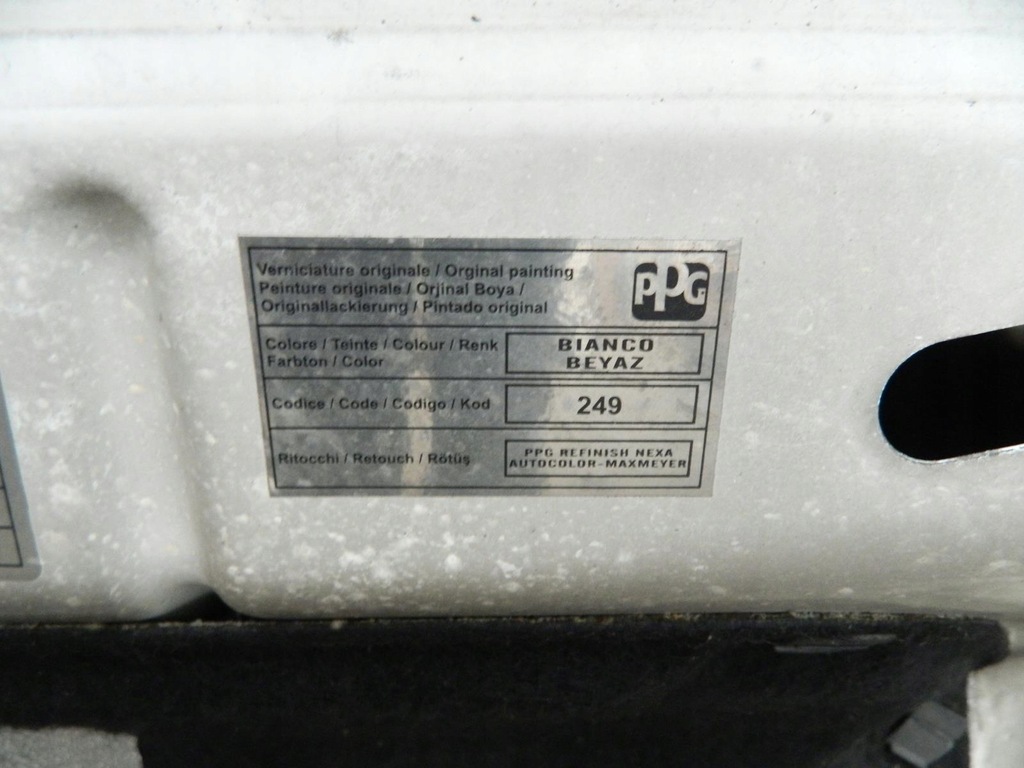 фото №12, Капот citroen nemo 2007- белый kod 249