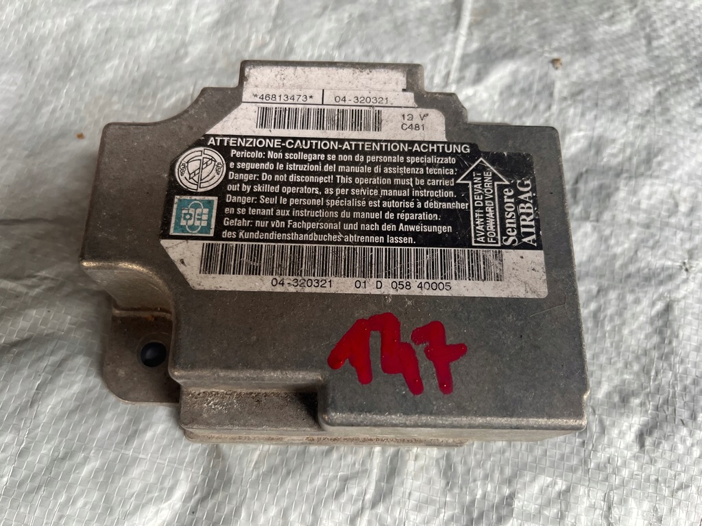 фото №1, Alfa 147 датчик подушек модуль