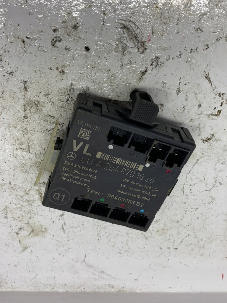 фото №1, Модуль блок управления дверь a2048701826 mercedes