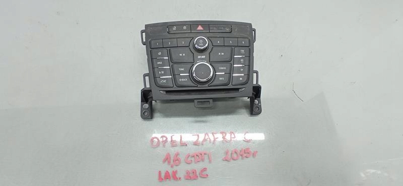 фото №1, Панель радіо opel zafira c 13406667 a2c81981800