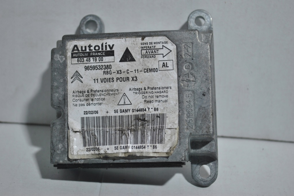фото №1, Модуль датчик подушка безопасности citroen c5 ii 9659532380