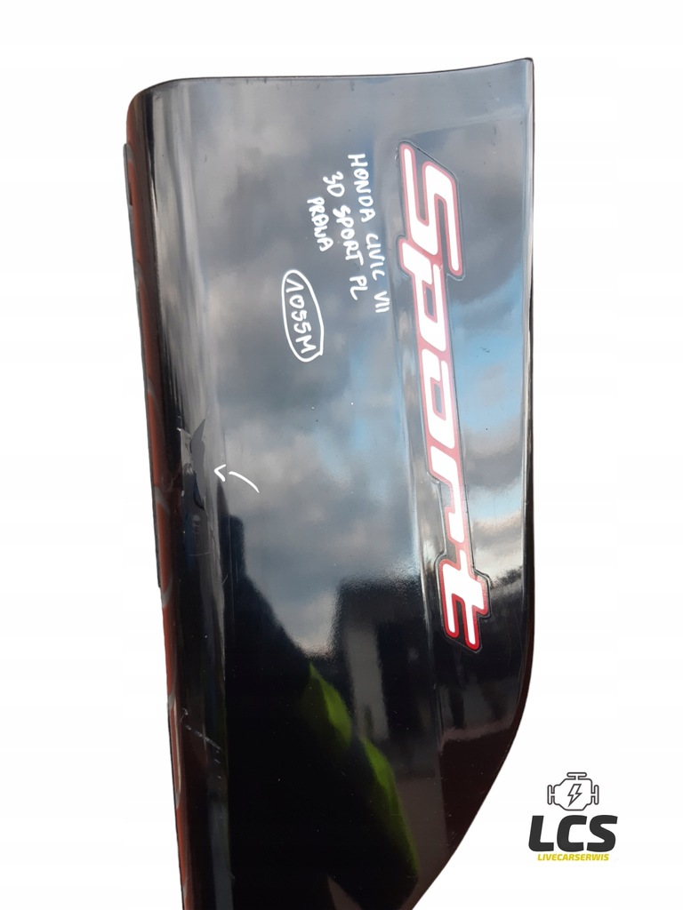 фото №6, Молдинг поріг права honda civic vii fl 3d sport 71800-s5t czarna