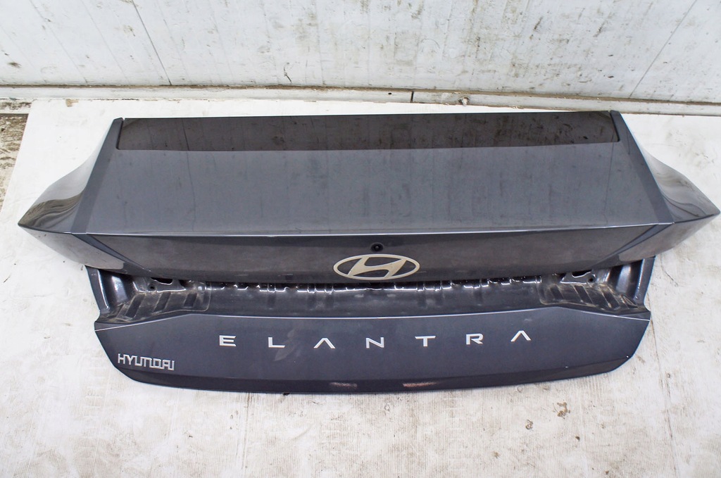 фото №7, Sz269 hyundai elantra vii ^ крышка багажника багажника ecotronic grey металлик pe2