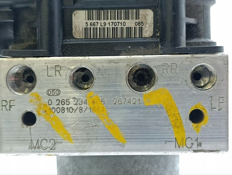 Модуль управляющий abs гидравлический maserati quattroporte v 2011 0265234806 Цена