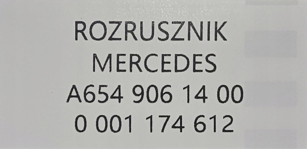 Оригінальний стартер mercedes - a6549061400 Недорого