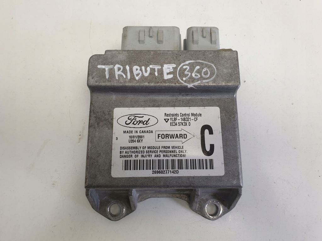 фото №1, Mazda tribute модуль подушок датчик yl8f-14b321-cf