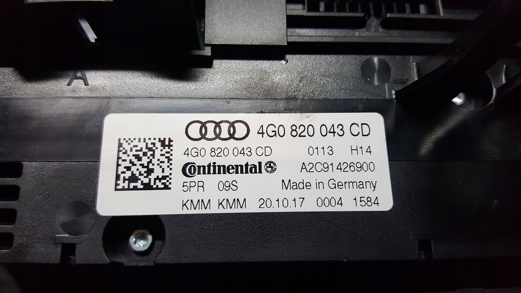 фото №10, Панель кондиционера audi a6 a7 rs6 rs7 4g0820043cd