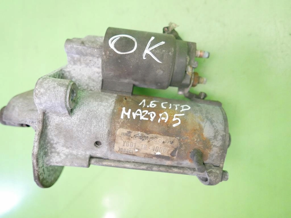 фото №6, Стартер y601-18-400c mazda 5 ii cw 1.6cd 10-16