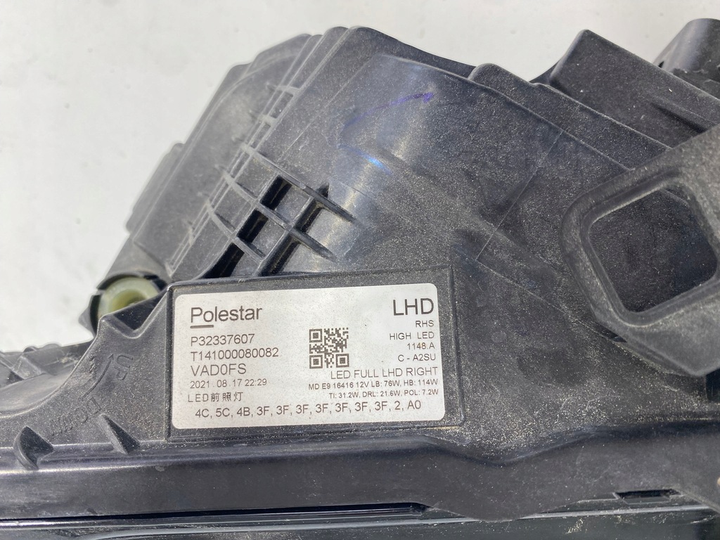фото №16, Лампа правый перед правая передняя volvo ii polestar eu