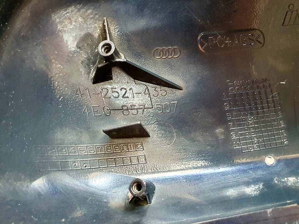 фото №6, Корпус зеркало левая audi a8 d3 2002-2007r lz5d