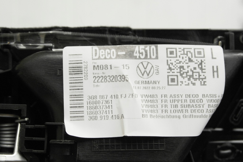 фото №11, Vw arteon lift накладки декоры ambiente комплект drewno