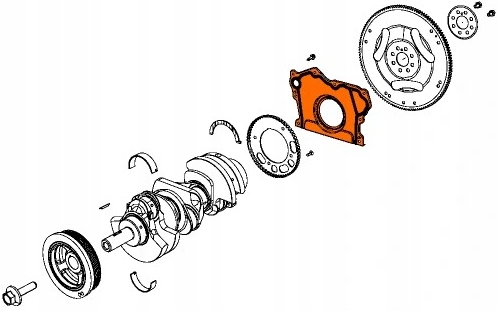 Сальник вала коленчатого задний  jeep dodge mopar 3.6 pentastar 68223854aa в Украине