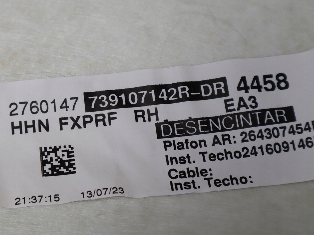 Стеля підкрилок дах renault austral 22- r. 739107142r Ціна
