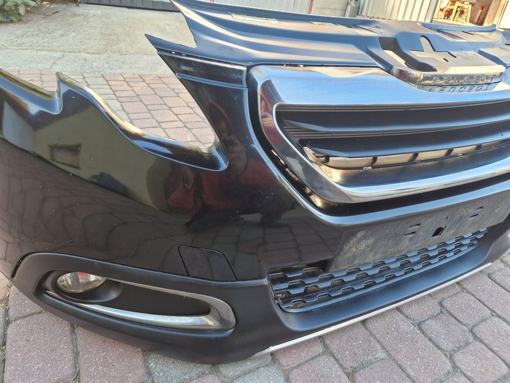 фото №6, Peugeot 2008 i kompletny бампер передний ktv хром