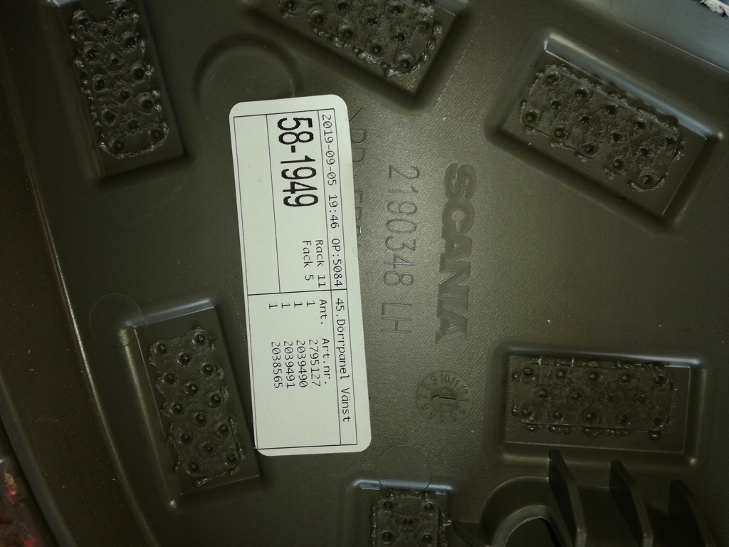 фото №4, Scania ngs обивка дверь кабина g