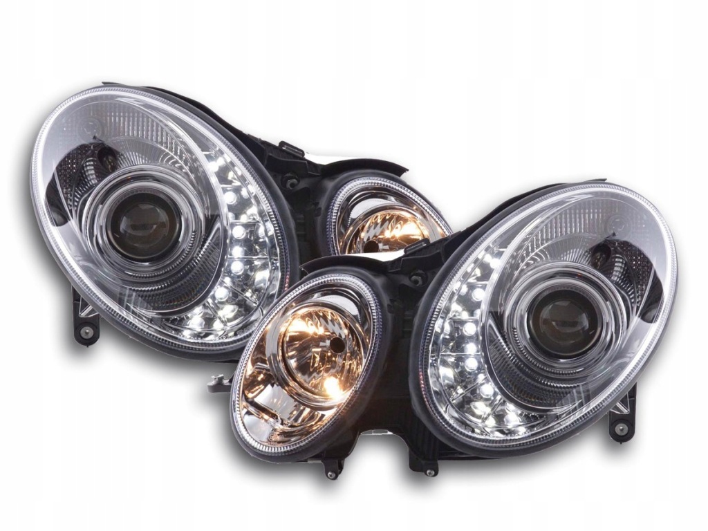 Купить Фонари перед daylight led mercedes e w211 02- хром