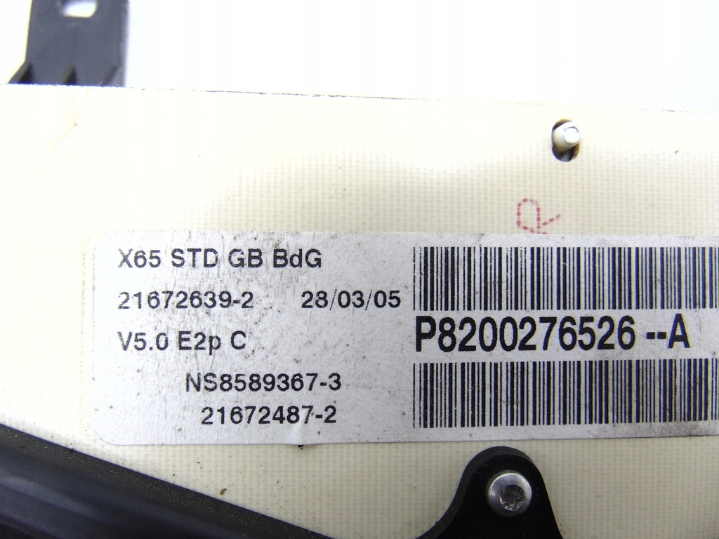 фото №6, Счетчик приборы renault clio ii p8200276526a