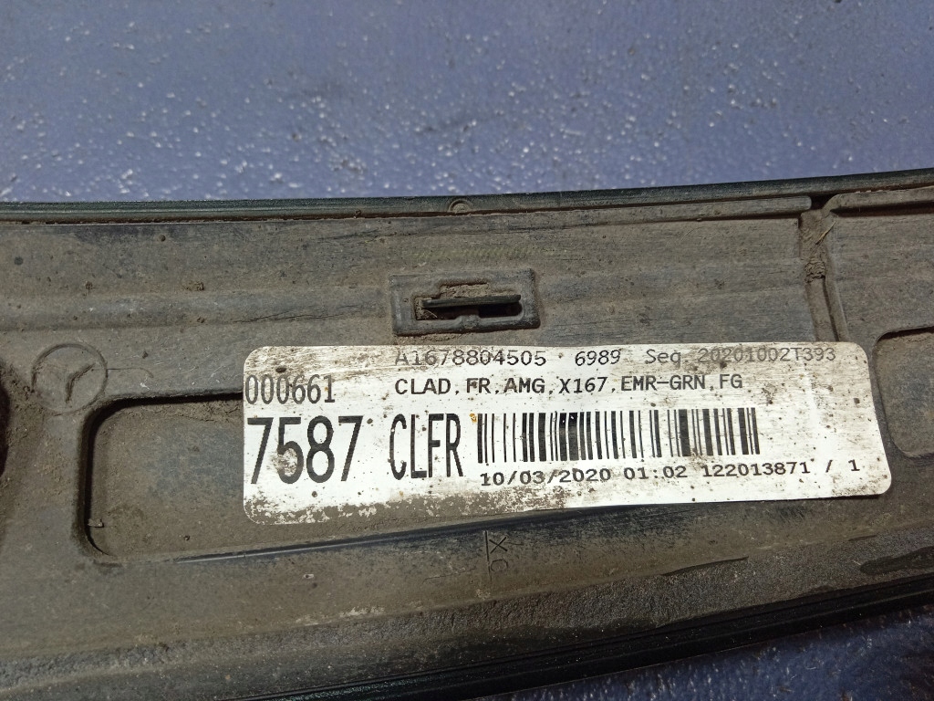 фото №7, Mercedes gls x167 накладка расширитель крыла правый перед a1678804505