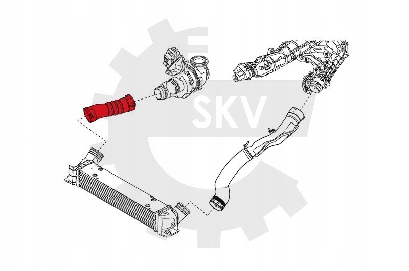 Шланг турбины bmw 3 e90 e91 e92 e93 11617800142 Цена