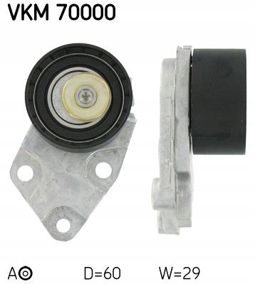 фото №2, Skf vkm 70000 ролик натягувача, ремінь розподільного валу